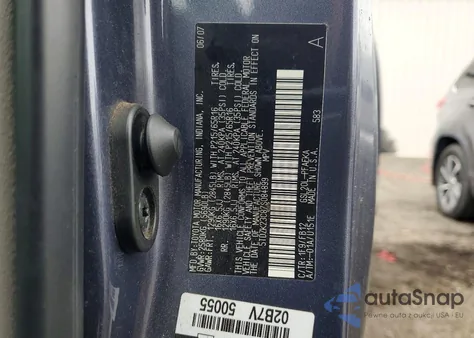 2007 Toyota Sienna Ce из США, поврежденный, VIN 5TDZK23C87S084899